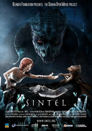 Sintel movie poster by Pablo Vazquez