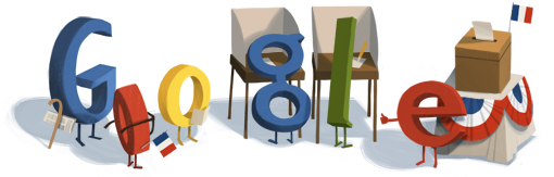 Doodle Google Election France 2012